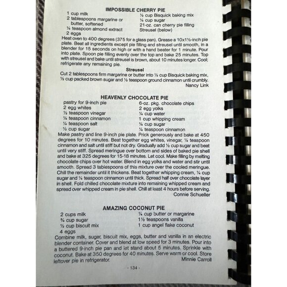 St. Joseph's Parish Cookbook Farley IA Midwest Recipes Community - Picture 4 of 9